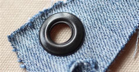 how to make metal eyelets in fabric|how to fix eyelets fabric.